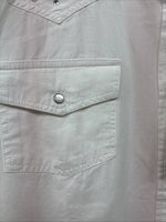 New Women’s Cumberland White Gem Long Sleeve Pearl Snap 3X MM-9
