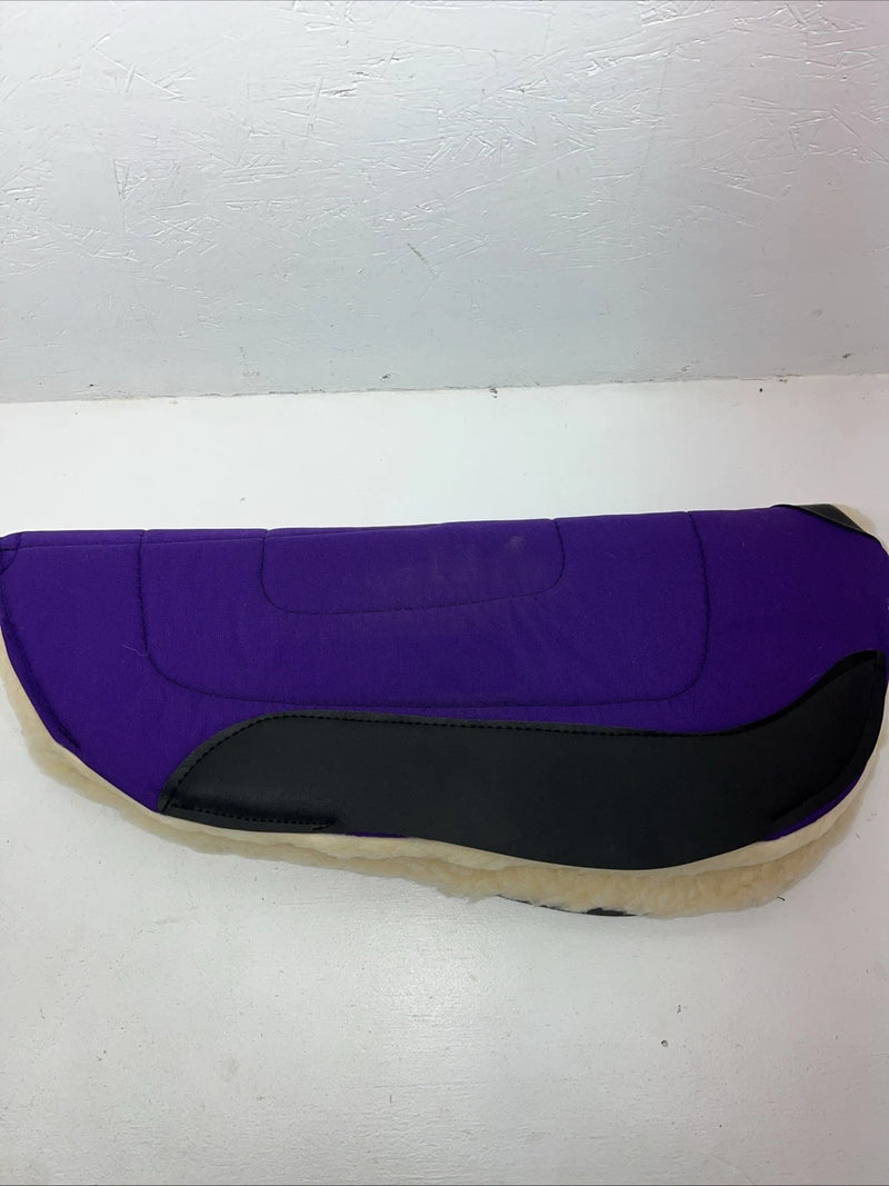 New ABetta Purple Nylon Wool Saddle Pad 31x31 #13201 Pad-7