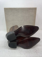 New Men’s Brown Texas Brand Cowboy Boots. 5211 7.5 7 1/2 D. 1-91
