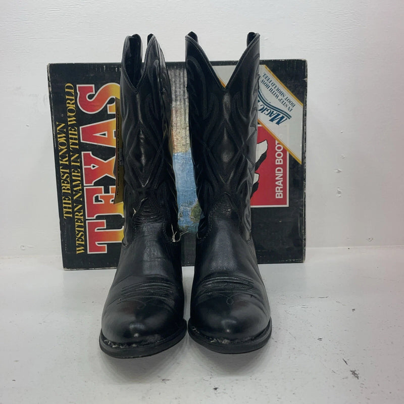 New Women’s Black Texas Brand Cowboy Boots. 4240 10 M. 15-137