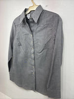 New Women’s Dickson Jenkins Gray Long Sleeve Button Up Size 32 MM-30