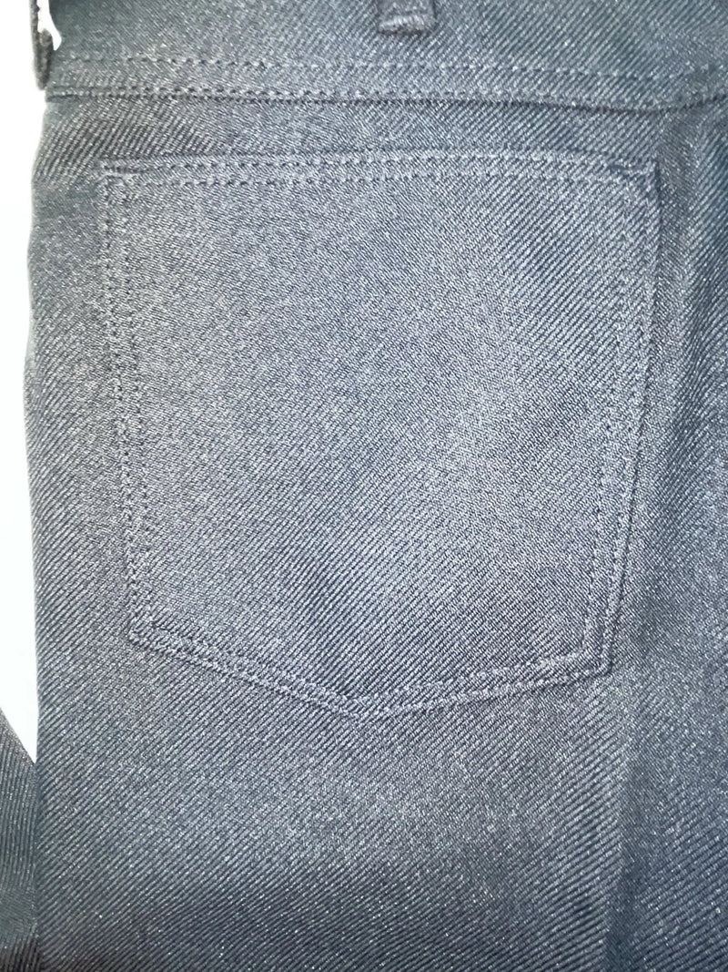 New Vintage Black Wrangler Polyester Pants #82BK ZZ-13