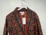New Women’s Red Crazy Cowgirl Long Sleeve Shirt M #ccj74 3B-91