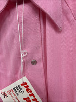 New Women’s Rockmount Pink Long Sleeve Pearl Snap Size 34 TT-34