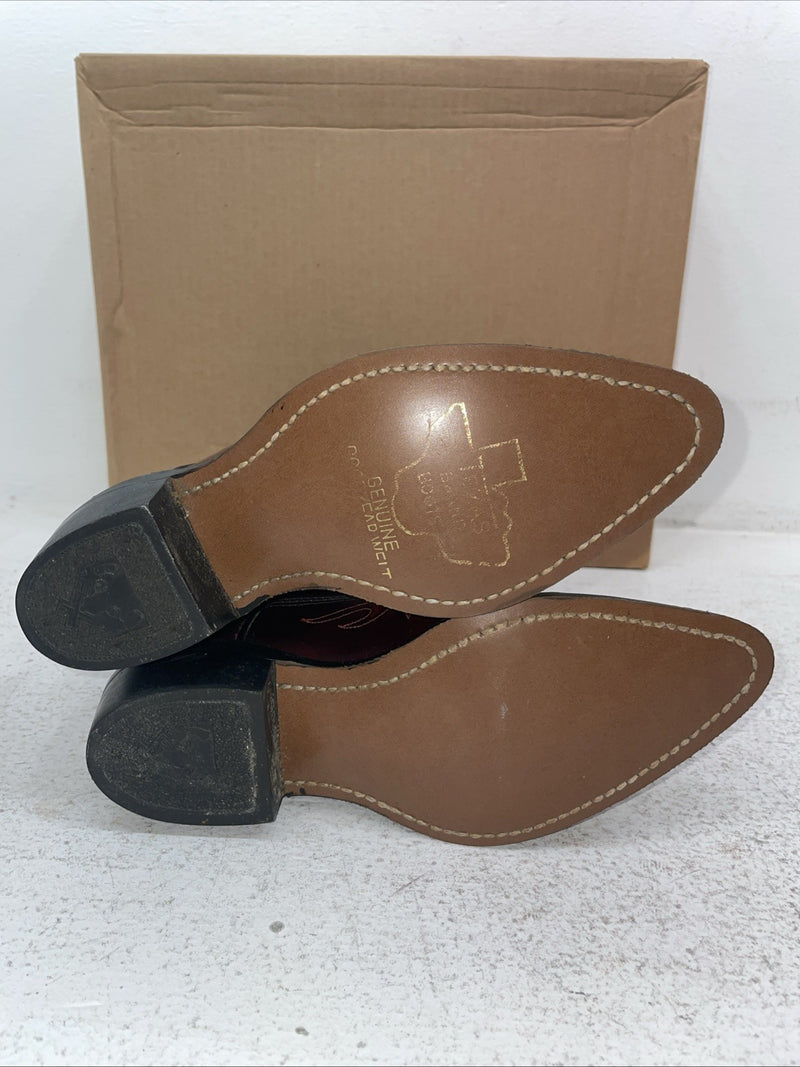 New Women’s Red Texas Brand Cowboy Boots. 43 4 M. 2-62