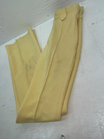 New Vintage Yellow Western Heritage Polyester Pants #G31 VV-24