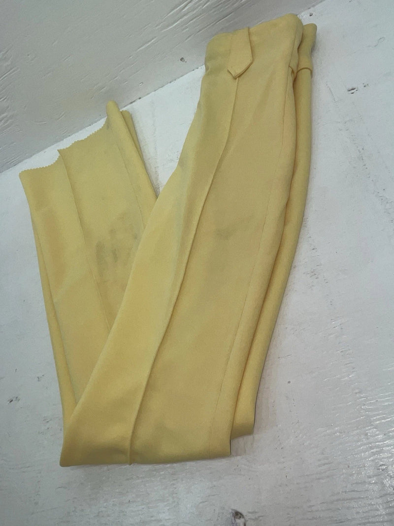 New Vintage Yellow Western Heritage Polyester Pants #G31 VV-24