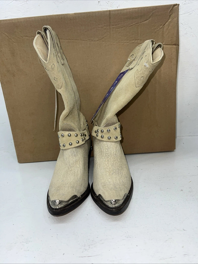 New Women’s Tan Capezio Cowboy Boots. SL459 5.5 5 1/2 M. 20-56