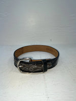 New Gray Genuine Leather Nocona Tooled 18” Belt #A261 NN-79