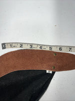 New Children’s Black Show Chaps With Fringe Adjustable Waist 24” M I-70