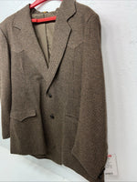 New Men’s Pioneer Wear Brown Suit Jacket 46 #12580 AA-604