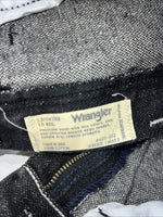 New Boys Black Wrangler Cowboy Cut Pro Rodeo Denim Jeans. 10/25 B-35