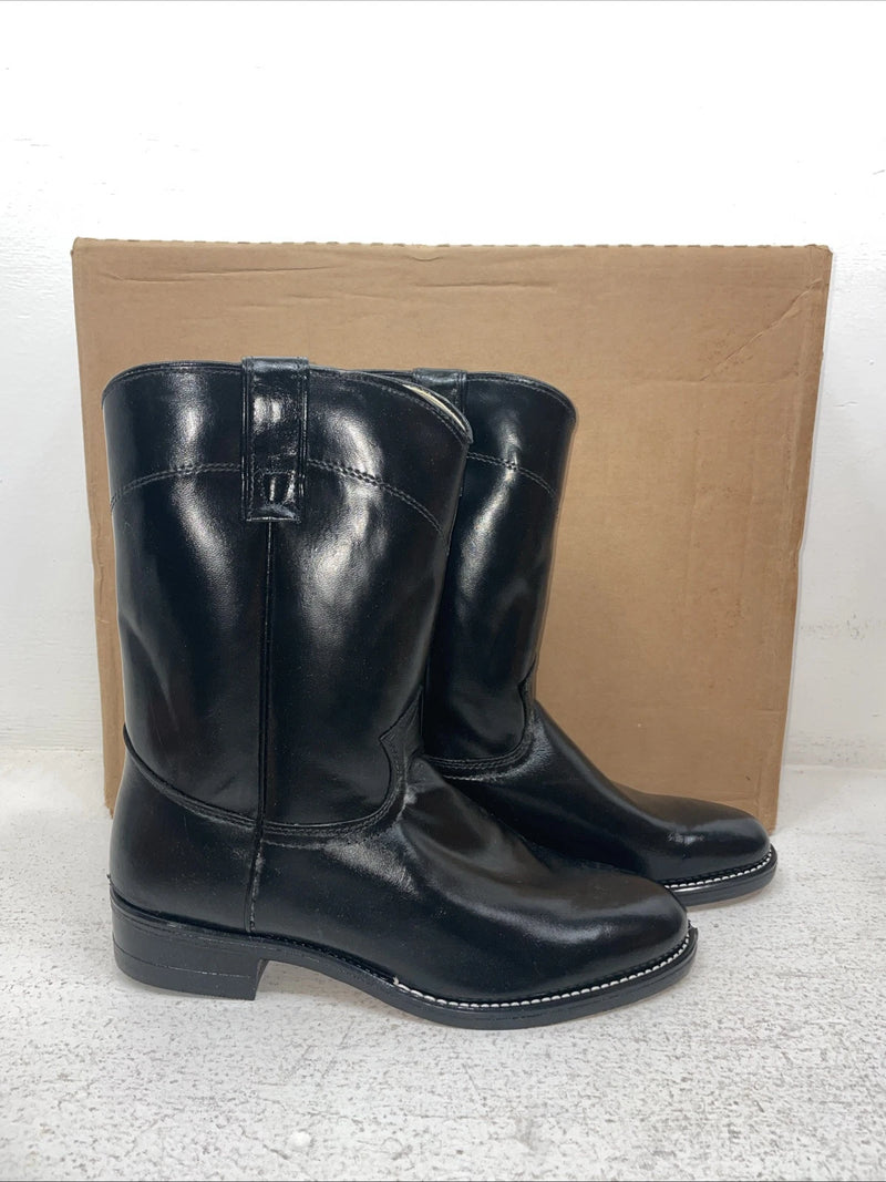 New Men’s Black Westex Cowboy Boots. 1566604 8.5 8 1/2 D. 3-86