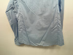 New Women’s Blue Ely Long Sleeve Pearl Snap Shirt M #14119 3B-22