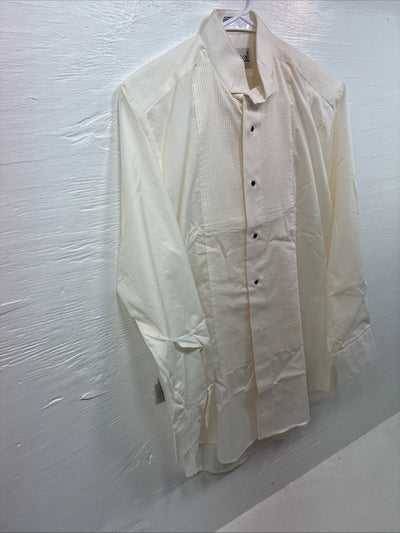 New Classix Yellow Long Sleeve Button up English Short Small X-88