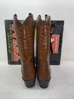 New Men’s Brown Texas Brand Cowboy Boots. 5084 9 D. 4-72