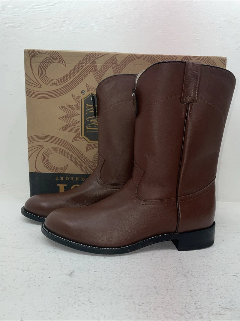 New Men’s Brown Dan Post Cowboy Boots. 26589 9.5 9 1/2 E W. 5-23