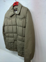 New Women’s Green Tempco Long Puffer Jacket Medium #31387 RR-18