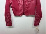 New Women’s 1849 Authentic Ranchwear Pink Western Show Short Jacket XS H-603