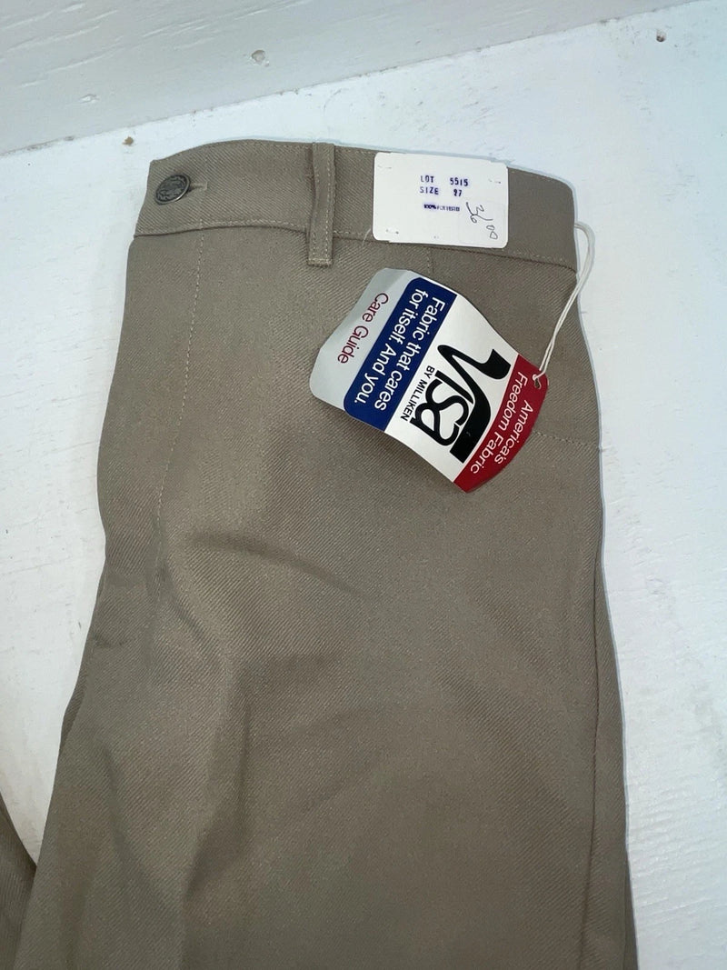 New Vintage Beige Mesquite Polyester Pants #5515 SS-46
