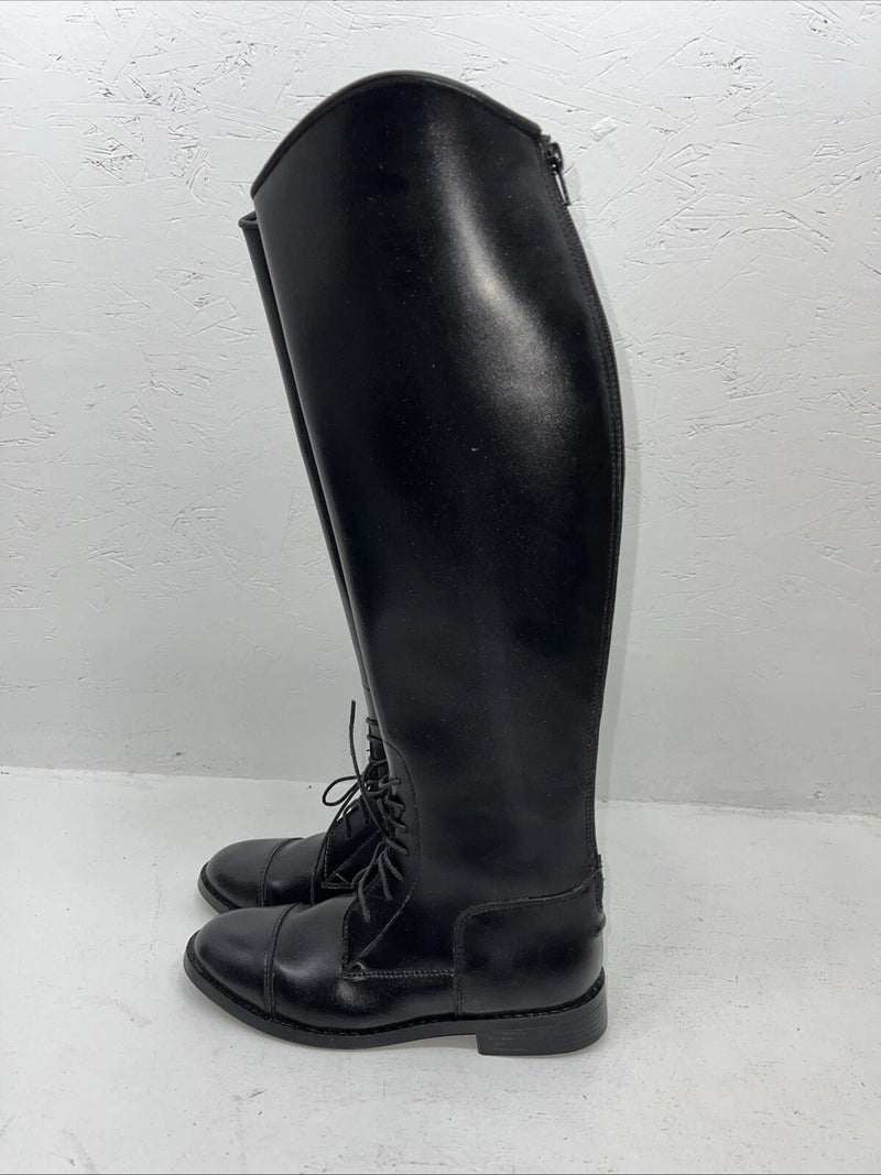 New Women’s Black EQUISTAR English Boots. 464346 7 W. 12-54