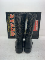 New Men’s Black Texas Brand Cowboy Boots. 6900 8 E. 3-147