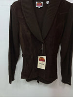 New Women’s Miller Brown Dress Jacket Medium #298-0605 UU-11