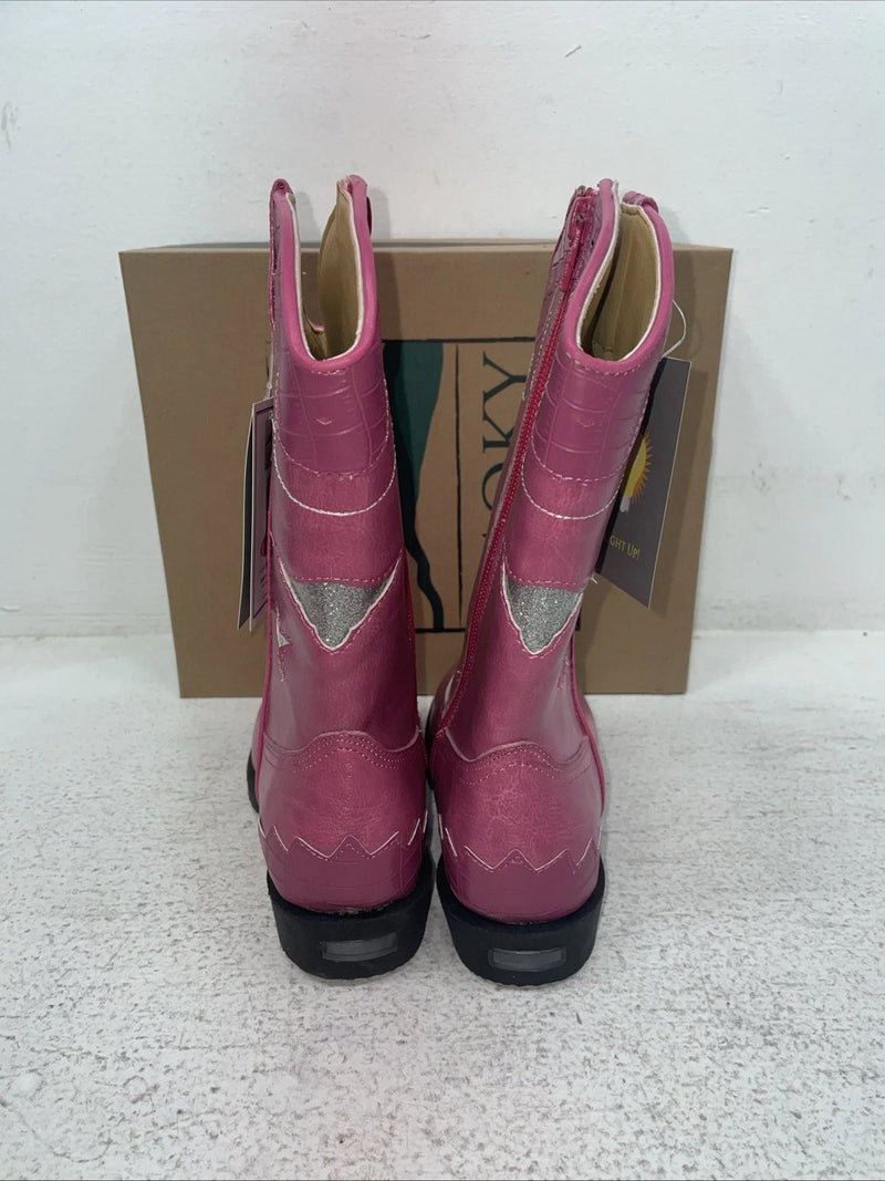 New Kids Pink Smoky Mountain Cowboy Boots. 1167 C 2.5 2 1/2. 23-152