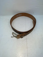 New Brown Genuine Leather Sand & Sage Tooled 28” Belt #533 NN-53