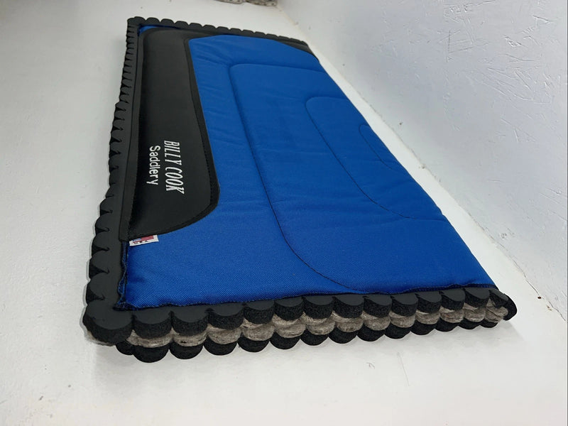 New Billy Cook Blue Wool Square Saddle Pad 31x31 #122661 Pad-12