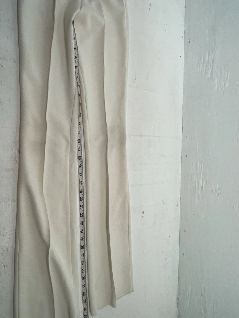 New Vintage White Panhandle Slim Polyester Pants #1534 3A-62