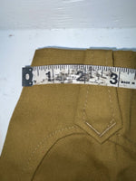 New Vintage Brown Western Girl Polyester Pants #77 SS-66