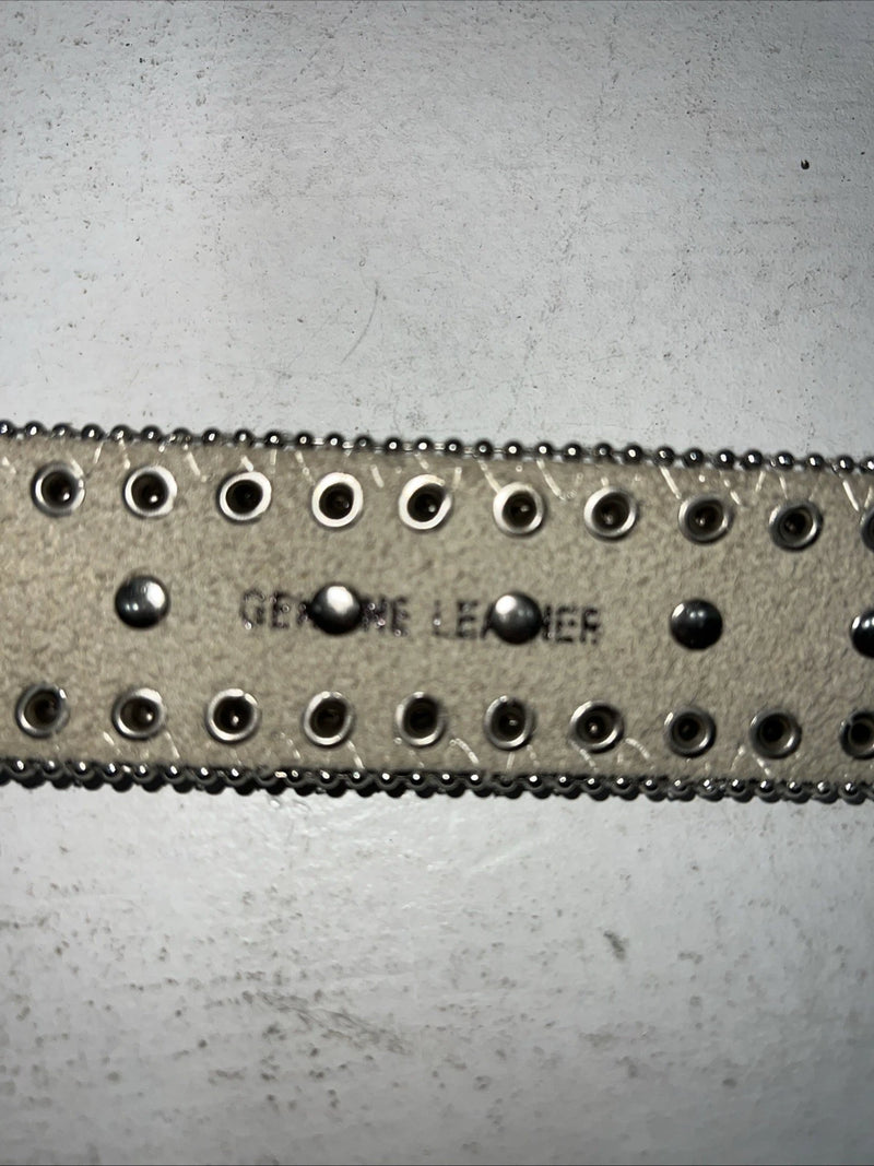 New Brown Blazin Roxx Genuine Leather Bling Belt Large #N3510002 W-14