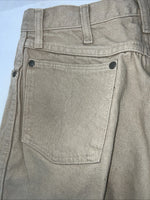 New Men’s Tan Cowboy Cut Classic Fit Wrangler Jeans. 13/14x34 G-4