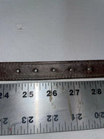 New Brown Genuine Leather Dos Amigos Beaded 26” Belt #AM486L Z-65