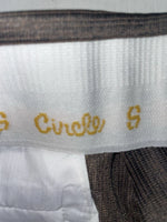 New Vintage Brown Circle S Polyester Pants #CS5091 SS-13
