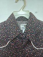 New Women’s Dickson Jenkins Floral Long Sleeve Pearl Snap Size 34 MM-104