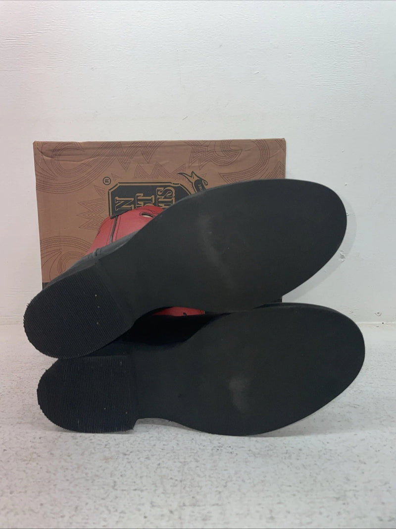 New Youth Red Dan Post Cowboy Boots. C 3126 5. 2-120