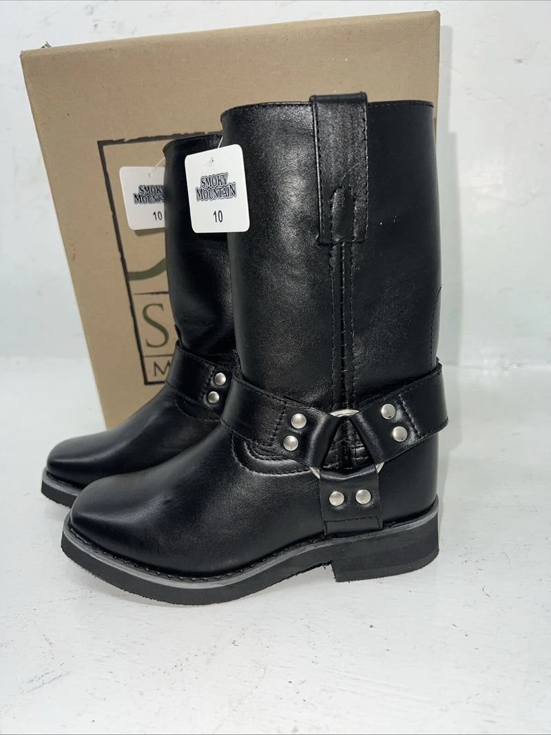 New Children’s Black Smoky Mountain Cowboy Boots. 2405 C. 10 D. 24-44