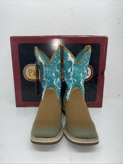 New Women’s Turquoise Laredo Cowboy Boots. 5957 8.5 8 1/2 M. 2-35