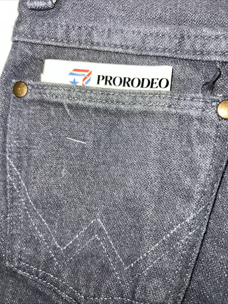 New Boys Grey Wrangler Pro Rodeo Cowboy Cut Denim Jeans. 10/23 B-29