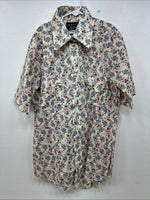 New Women’s Champion Western Floral Long Sleeve Pearl Snap Size 15 KK-120