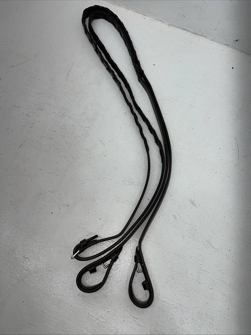 New Silver Fox Brown Cob Snaffle Bridle #20-1135-7-0 BB-16