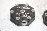 02 Arctic Cat Bearcat Wide OEM Cylinder Head Pair 3003-762 SAS13