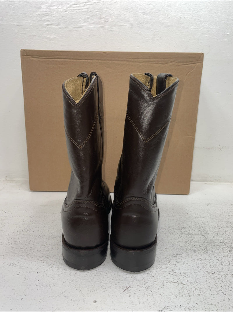 New Men’s Brown J Chisholm Cowboy Boots. 1000 9.5 9 1/2 E E. 4-42