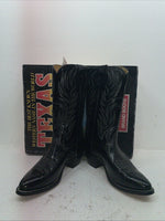 New Men’s Black Texas Brand Cowboy Boots. N 5010 10 D. 7-15