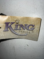 New Royal King Black Genuine Leather Tripping Collar #41-950 Y-23