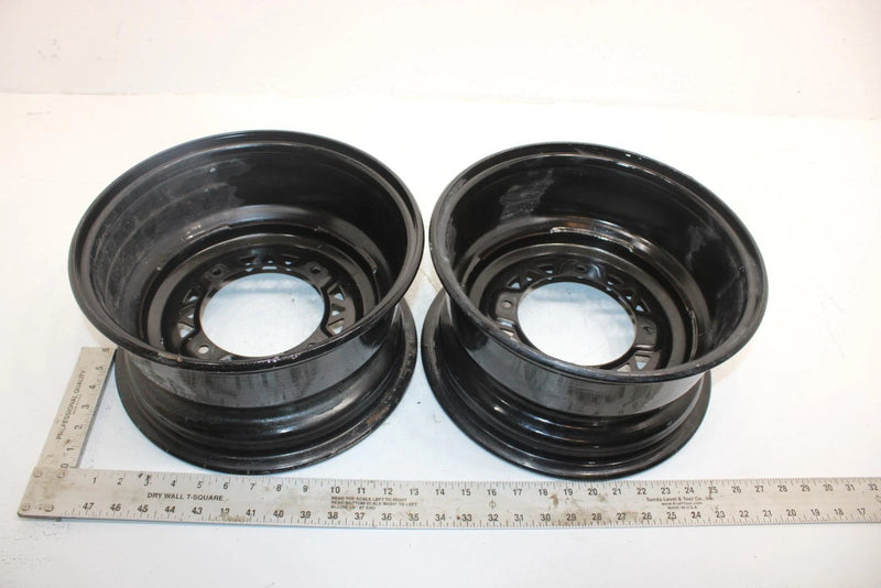 2005 Polaris Sportsman 500 Ho Oem 12x6 Front Wheel Rim Pair 1520269-067 AP176