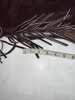 NOS Brown Show Chaps With Fringe Adjustable Waist 38” N-38