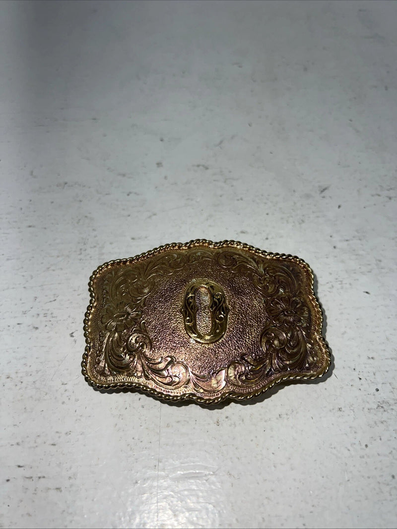 New Women’s M&F Gold “O” Belt Buckle. 38087-0 A-98